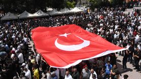 Aksaray'da Şehit Özkan Özkanlı Son Yolculuğuna Uğurlandı