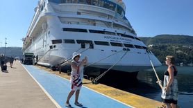 Amasra'ya Gelen Astoria Grande Kruvaziyeri