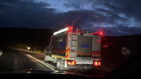 Bayburt-Erzurum Sınırında Hava Aracı Düştü