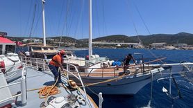 Bodrum Açıklarında Su Alan Teknedeki 6 Kişi Kurtarıldı