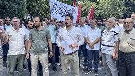 Bursa'da Hazreti Muhammed Karikatürü Protestosu