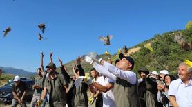 Çankırı'da 600 Kınalı Keklik Doğaya Salındı