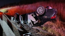 Çerkezköy'de Devrilen Araçta Üç Yaralı