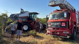 Edirne'de Biçerdöverde Yangın Kontrol Altına Alındı