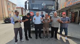 Erzincan'dan Filistin ve Suriye'ye İnsani Yardım Tırı Gönderildi
