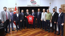 Gençlerbirliği Başkanı Sungur'dan ATO'ya Ziyaret