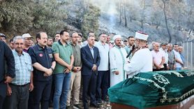 İzmir Ödemiş'teki Orman Yangınında Üzücü Kayip