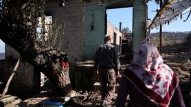 İzmir Ödemiş'teki Orman Yangınının Sonrası Havadan Görüntülendi