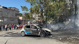 Küçükçekmece'de Gecekonduda Yangın Çıktı