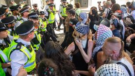 Londra'da Palestine Action'a Destek Eylemi