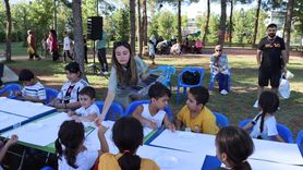 Ressam Melis Doğan, Mardin'de Çocuklarla Sanat Dolu Bir Gün Geçirdi