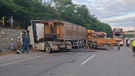 Samsun'da Tırla Çarpışan Traktörde İki Kişi Yaralandı