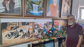 Zonguldaklı Emekli İşçinin Resim Tutkusu: 15 Yıldır Sanatla İç İçe