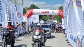 3. Uluslararası Kurtuluş Yolu Bisiklet Turu Samsun'da Devam Ediyor