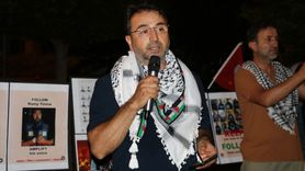 Antalya'da Gazze'deki Gazetecilere Destek Gösterisi