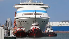 Astoria Grande Kruvaziyeri Samsun Limanı'na Demirledi