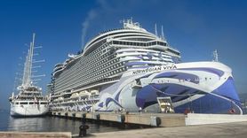 Bodrum Limanı'na İki Kruvaziyerle 3 bin 907 Yolcu Geldi