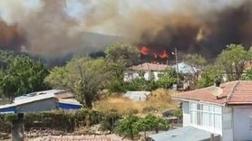 Çanakkale Gelibolu'daki Yangın için Hızlı Müdahale