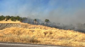 Diyarbakır Kırsalında Yangınla Mücadele Devam Ediyor