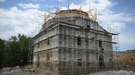 Edirne'deki Evliya Kasımpaşa Camisi'nin Restorasyonu Devam Ediyor