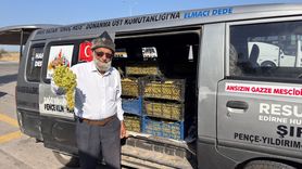 Elmacı Dede'den Askerlere Destek