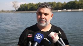 Genç Kürekçiler Meriç Nehri'nde Antrenman Yapıyor