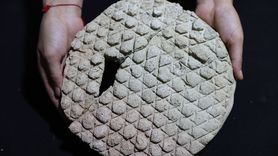 Harran'da Baklava Desenli Tarihi Ekmek Kalıbı Bulundu