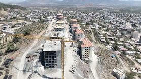 Hatay Hassa'da 622 Afet Konutunun İnşaatı Devam Ediyor