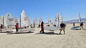 Hirfanlı Baraj Gölü'nde Anadolu Yelken Ligi Başladı