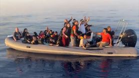 İzmir Açıklarında Düzensiz Göçmen Operasyonu