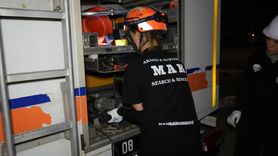 Kahramanmaraş'ta Kadın Arama Kurtarma Ekibi Deprem Tatbikatı Gerçekleştirdi