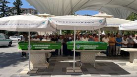 Kayseri'de Karbonmonoksit Gazından Zehirlenen Çift İçin Cenaze Töreni Düzenlendi