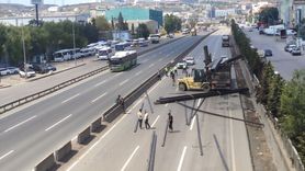 Kocaeli'de D-100 Kara Yolunda Tır Kazası