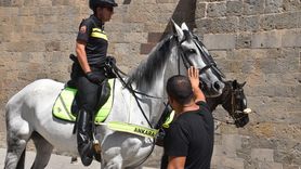 Malazgirt Zaferi Kutlamalarına Atlı Polis Desteği