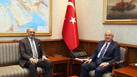 Milli Savunma Bakanı Güler, Lübnan Büyükelçisi Moallem'i Ağırladı