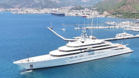 Roman Abramoviç'in Ultra Lüks Yatı 'Eclipse' Marmaris'ten Kalktı