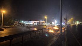 Samsun'da Yangın Korkusu: 8 Kilometre Boyunca Tır Alev Alev Yandı