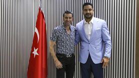 Taha Akgül'den Suat Hekimoğlu'na ziyaret — Güreş ve boksta dayanışma