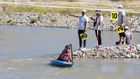 Erzincan'da Akarsu Kano Slalom Türkiye Kupası Başladı