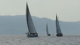 İzmir'de Uluslararası Yelken Şenliği Rüzgarları Esti