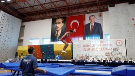 Samsun'da Trampolin Cimnastik Kulüpler Arası Türkiye Şampiyonası Başladı