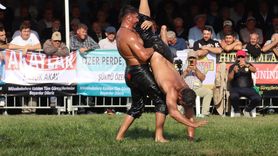 Sungurlu'da Geleneksel Yağlı Pehlivan Güreşleri Coşkusu