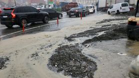 Trabzon'da Sağanak Yağış Yaşamı Olumsuz Etkiledi