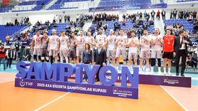 2025 Voleybol Erkekler AXA Sigorta Şampiyonlar Kupası'nda zafer Ziraat Bankkart'ın