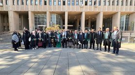 Ankara'da Hukukçular Gazze İçin Basın Açıklaması Düzenledi