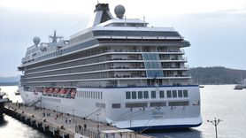 Bodrum'a 'Marina' Kruvaziyeri ile 1194 Turist Geldi