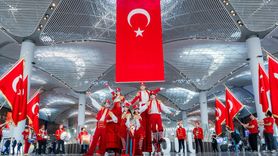 Cumhuriyet Bayramı Coşkusu İstanbul Havalimanı'nda