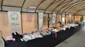 Mardin'de Gazze Yararına Hayır Çarşısı Açıldı