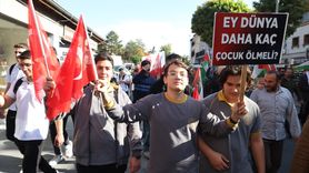 Nevşehir'de Gazze'ye Destek Yürüyüşü Gerçekleştirildi