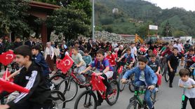 Of'ta 3. Geleneksel Bisiklet Şöleni Heyecanı